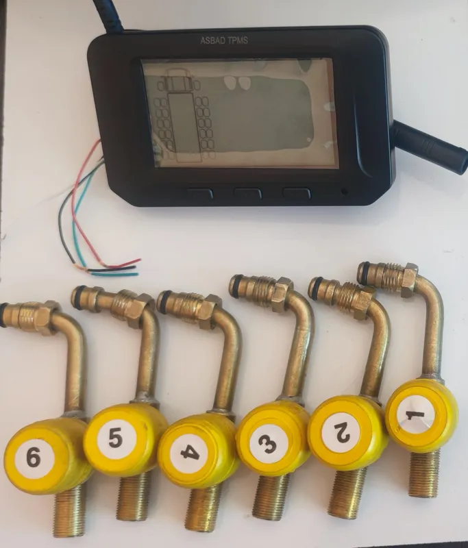 نمایشگر باد و دمای تایر دامپتراک مدلtdf300 gallery1